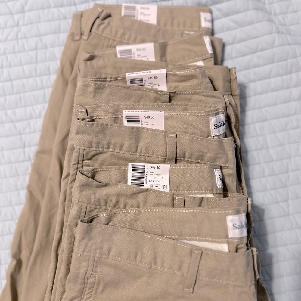 Saddlebred Men's Khaki Chinos